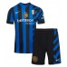 Camisa de time de futebol Inter Milan Alessandro Bastoni #95 Replicas 1º Equipamento Infantil 2024-25 Manga Curta (+ Calças curtas)